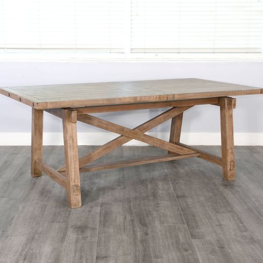 Vivian - Rectangular Extension Table - Light Brown