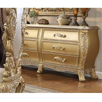 Cabriole - Server - Gold Finish - Grand Furniture GA