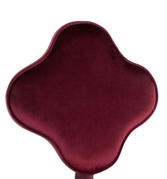 Clover - Office Chair - Red Velvet - Grand Furniture GA