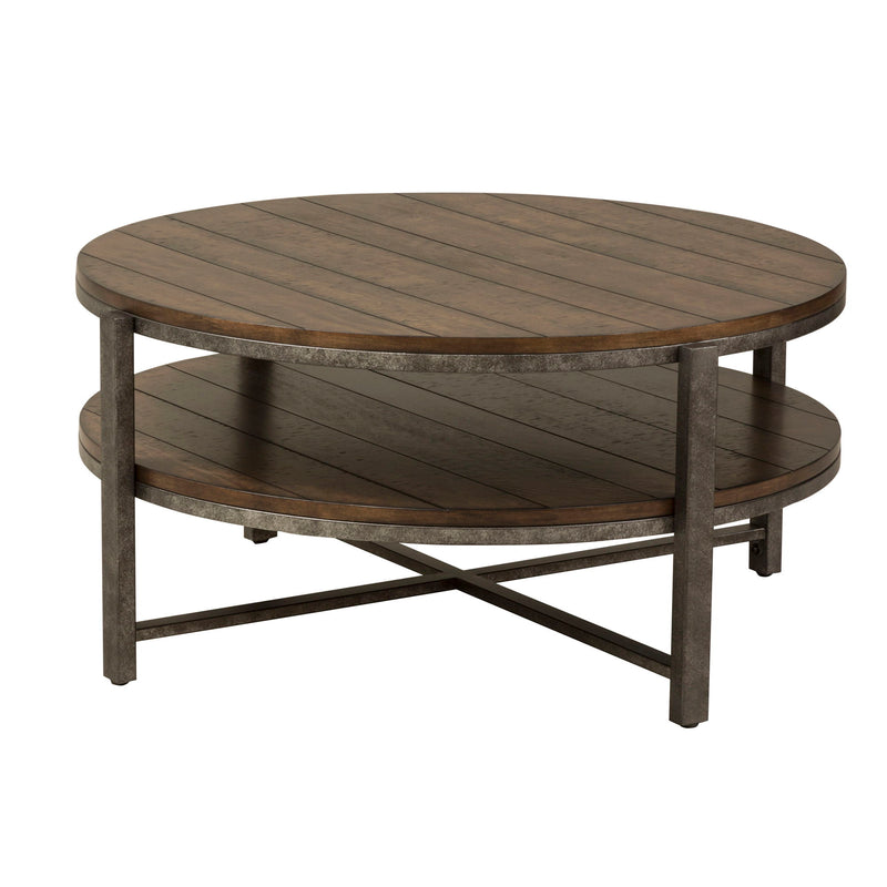 Breckinridge - Round Cocktail Table - Dark Brown