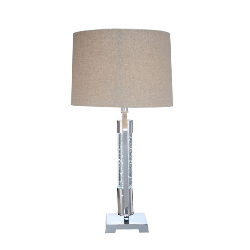 Cici - Table Lamp - Chrome - 28" - Grand Furniture GA