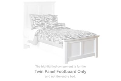 Bostwick - White - Twin Panel Footboard