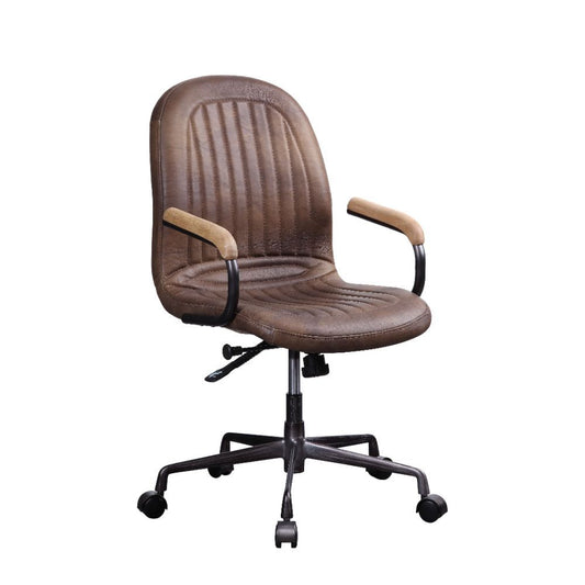 Acis - Executive Office Chair - Vintage Chocolate Top Grain Leather - Grand Furniture GA