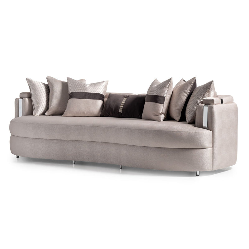 Carmela - Mansion Sofa - Zinc/Silver