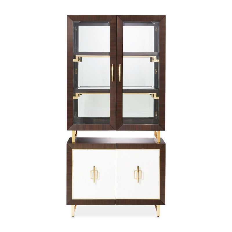 Belmont Place - Display Cabinet - Espresso