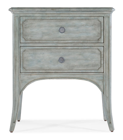 Charleston - Two-Drawer Accent Table - LIght Blue