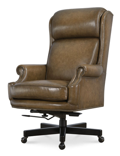 Tucker - Executive Swivel Tilt Chair - Dark Brown