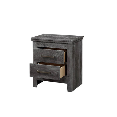 Vidalia - Nightstand - Rustic Gray Oak - Grand Furniture GA