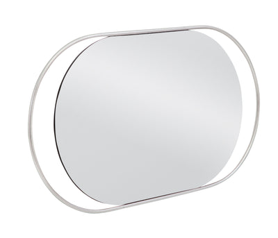 Ovale - Wall Mirror - Silver Leaf