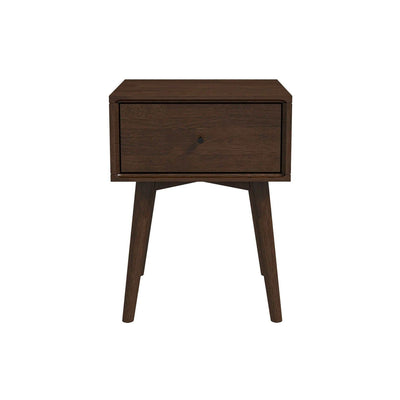 Avery - Solid Wood Nightstand - Brown