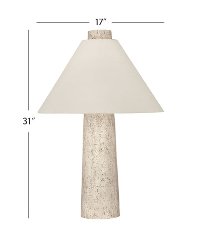 Berks - Table Lamp - Textured Cream