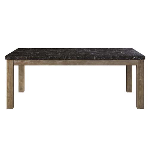 Charnell - Dining Table - Marble & Oak Finish - Grand Furniture GA