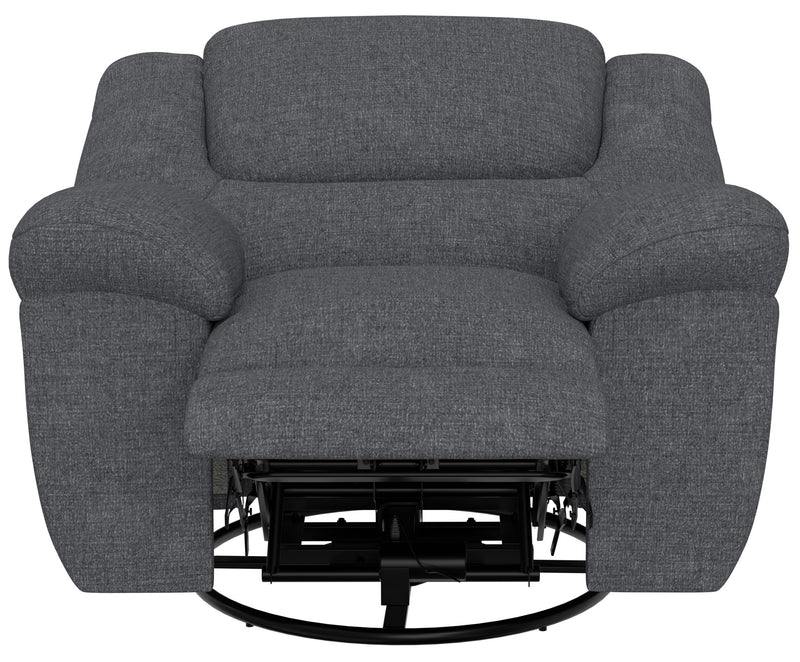 Trifecta - Swivel Recliner - Smoke