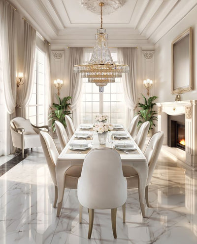 London Place - Accent Chair - Porcelain/Platinum