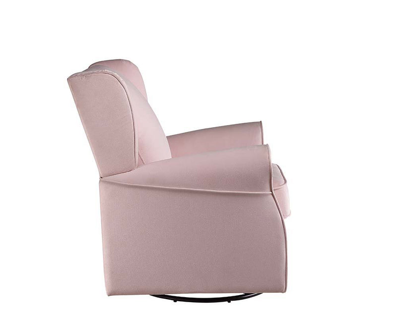 Tamaki - Swivel Chair - Pink Fabric - Grand Furniture GA