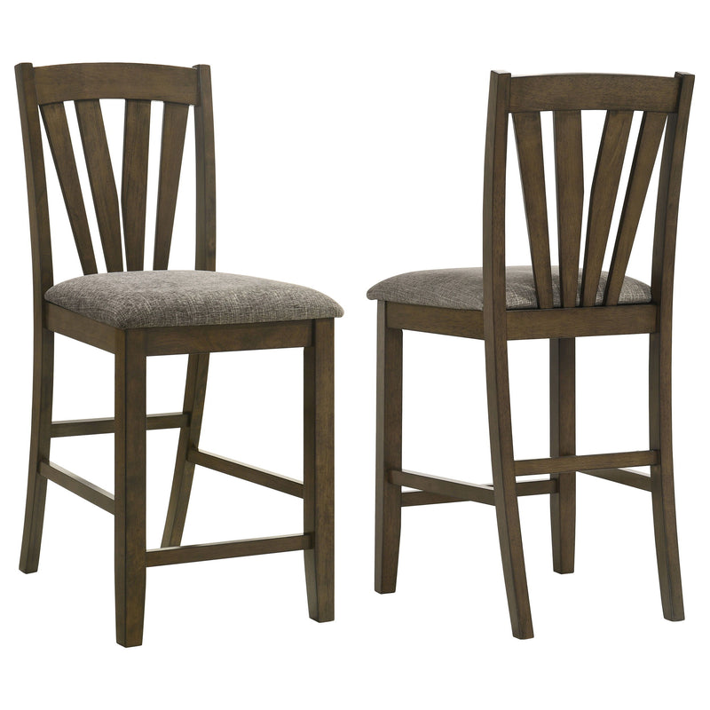 Canfield - Counter Height Dining Side Chair (Set of 2) - Brown