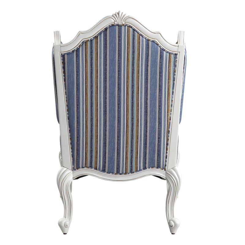 Ciddrenar - Chair - Fabric & White Finish - Grand Furniture GA