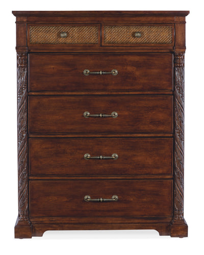 Charleston - Six-Drawer Chest - Dark Brown