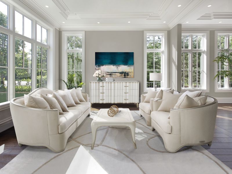 London Place - Dresser - Creamy Pearl