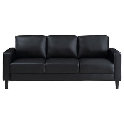 Ruth - Upholstered Track Arm Sofa Set