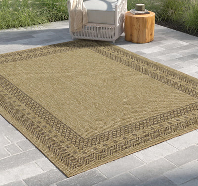 Earth - 5'3" X 7'3" Indoor / Outdoor Area Rug - Jute / Mocha