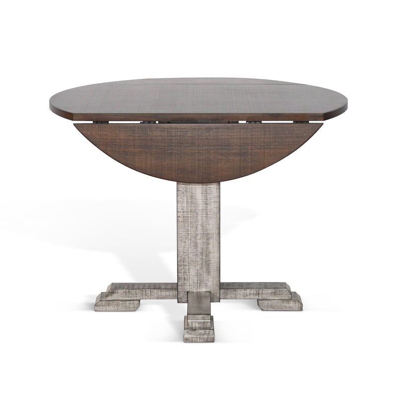 Homestead Hills - Drop Leaf Table - Tobacco Leaf / Alpine Grey