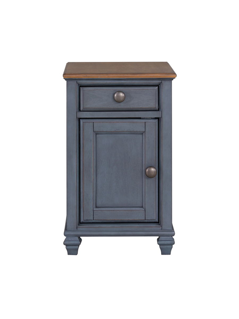 Americana - 14" Chairside Table - Blue