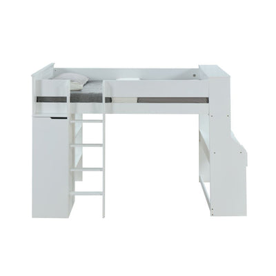 Ragna - Loft Bed - White - Grand Furniture GA