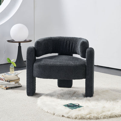 Boucle Upholstery Accent Chair