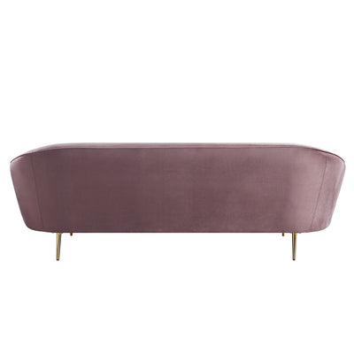 Abey - Sofa - Pink Velvet - Grand Furniture GA