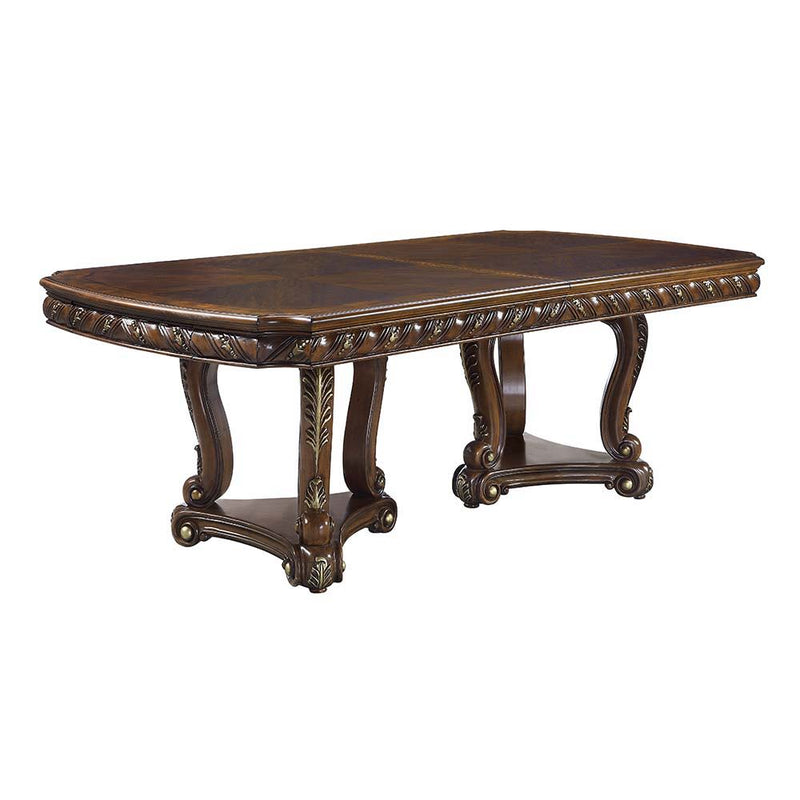 Devayne - Dining Table - Dark Walnut Finish - 30" - Grand Furniture GA