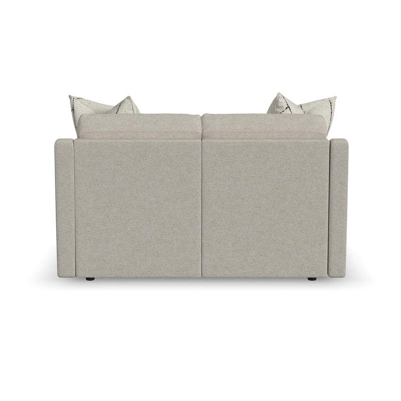 Sky - Upholstered Loveseat - Pearl Silver