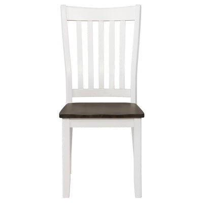 Kingman - Wood Dining Side Chair (Set of 2) - Distressed White