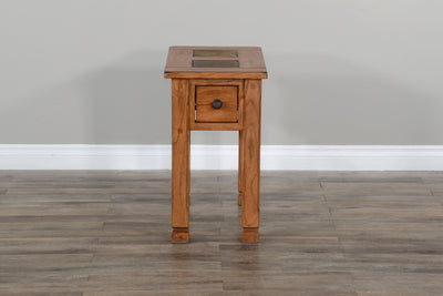 Sedona - Chair Side Table - Light Brown