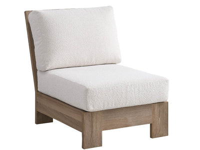 Coastal Living Outdoor - Saratoga Armless Chair, Special Order - Light Brown