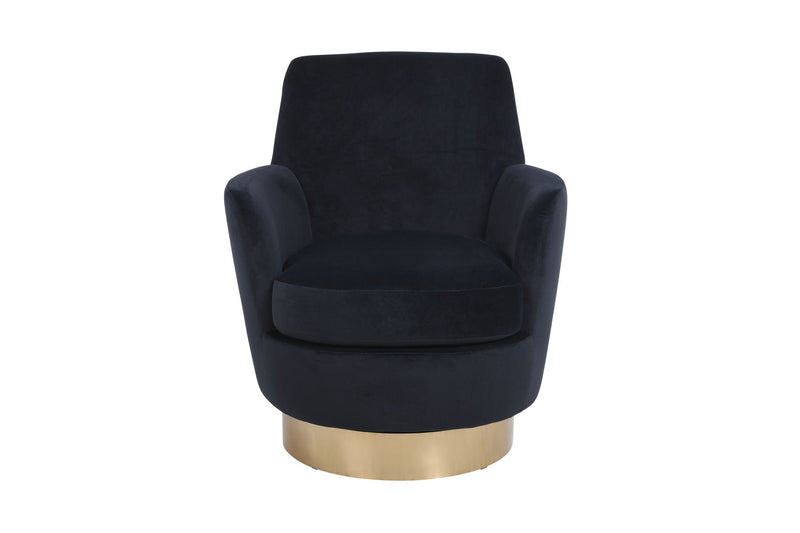 Swivel Barrel Chair, Swivel Accent Chairs Armchair For Living Room, Reading Chairs For Bedroom Comfy, Round Barrel Chairs With Gold Stainless Steel Base