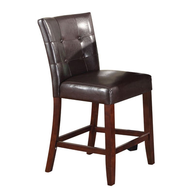 Britney - Counter Height Chair (Set of 2) - Dark Brown - 20" - Grand Furniture GA