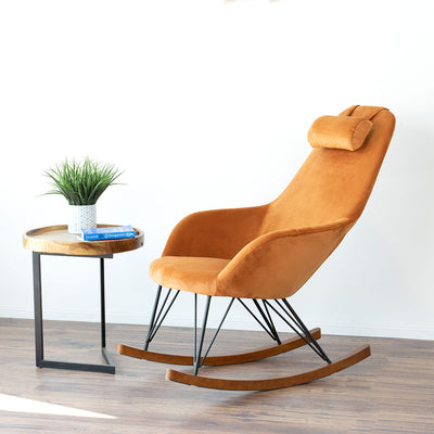 Chloe - Mid Century Modern Rocker Livingroom And Bedroom Chair