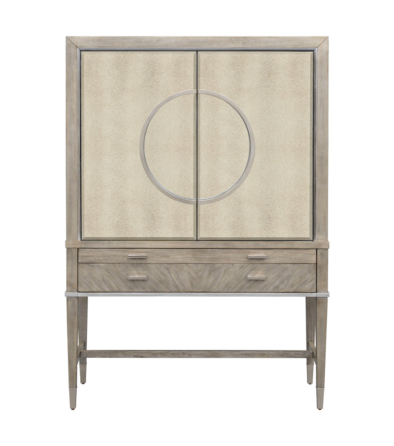 Vivien - Bar Cabinet - Silver Primavera