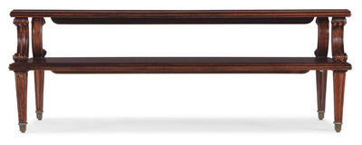 Charleston - Rectangle Cocktail Table - Brown, Dark