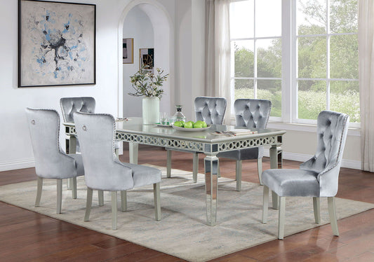 Adalia - Dining Table - Silver