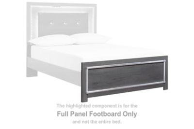 Lodanna - Gray - Full Panel Footboard