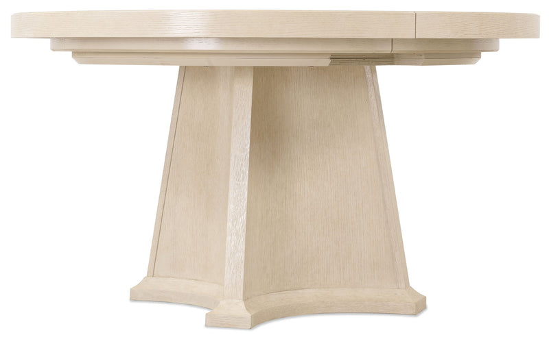 Westwood - Round Dining Table With One 20" Leaf - Beige