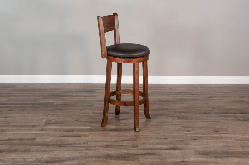 Tuscany - Swivel Barstool With Cushion Seat & Back