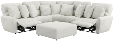 Majesty - Power Deep Seat LSF Reclining Loveseat - White