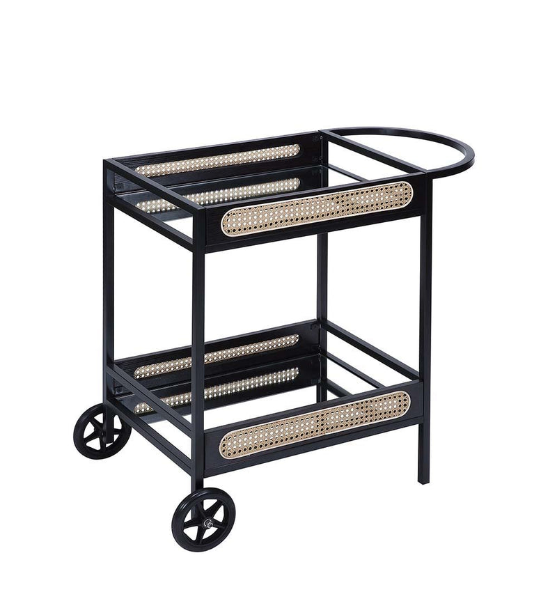 Colson - Serving Cart - Black Finish - Grand Furniture GA