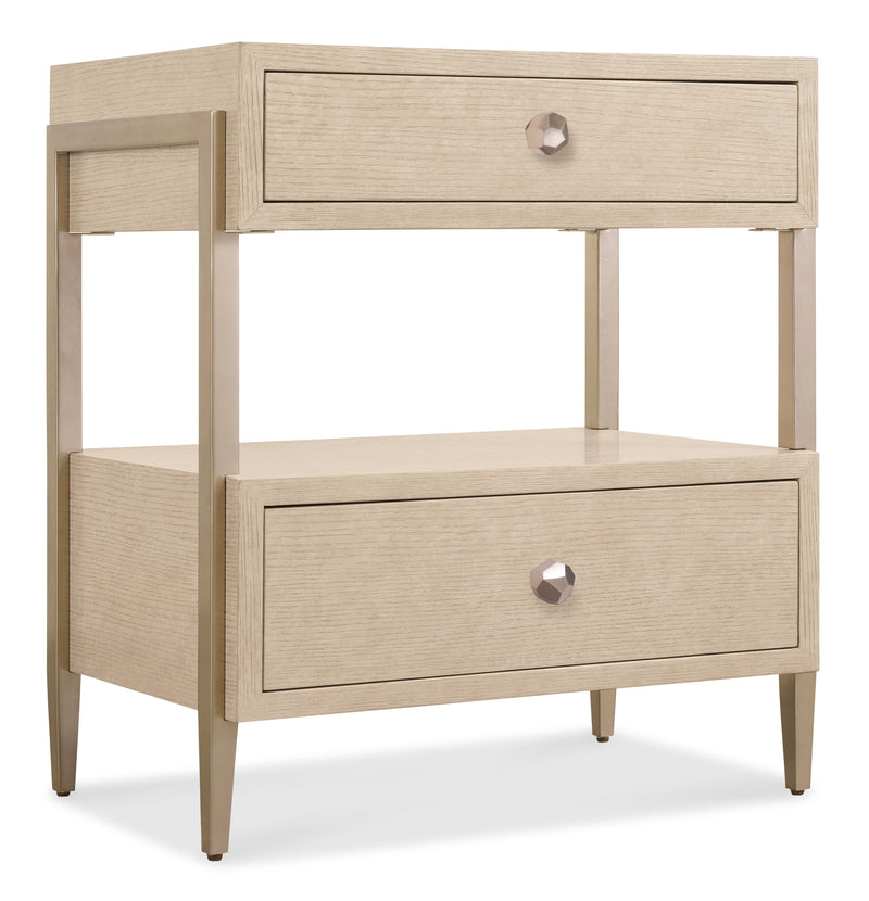 Westwood - Two-Drawer Nightstand - Beige