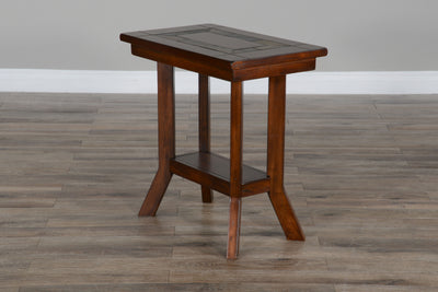 Santa Fe - Chair Side Table - Dark Chocolate