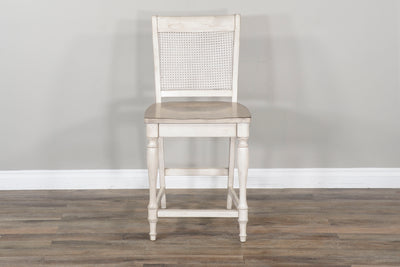 Westwood Village - Caneback Barstool With Wood Seat