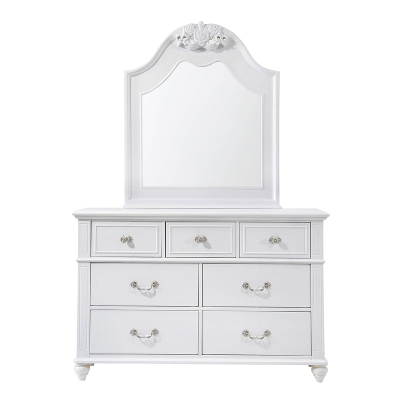 Alana - Dresser & Mirror Set - White